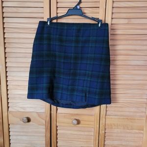 Hollister Ultra High Rise plaid skirt L
